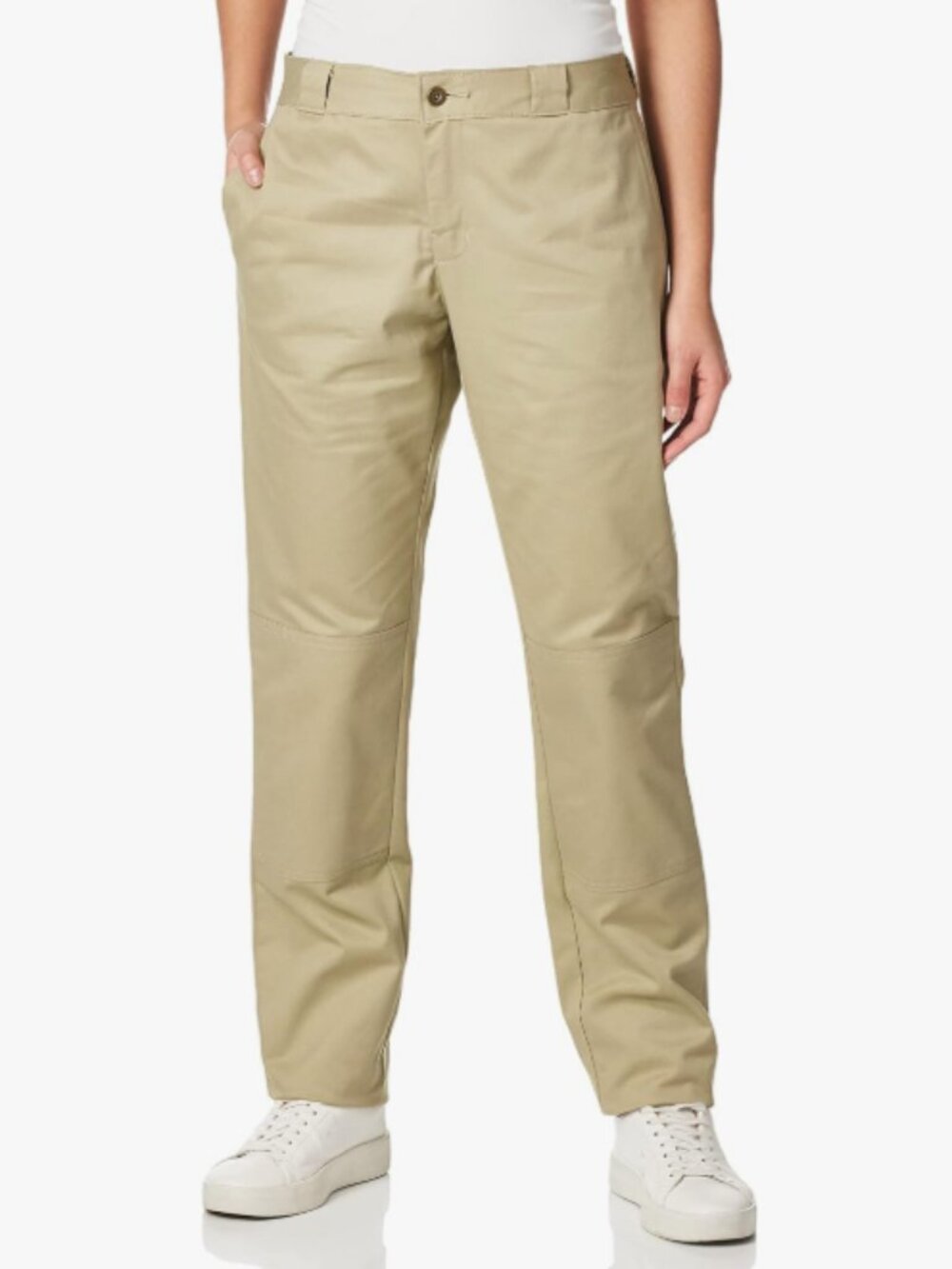 Dickies | Women's Double Knee Slim Fit Work Pants | Desert Sand | Size 6